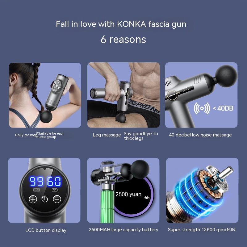 Household Portable Muscle Charging Massage Gun