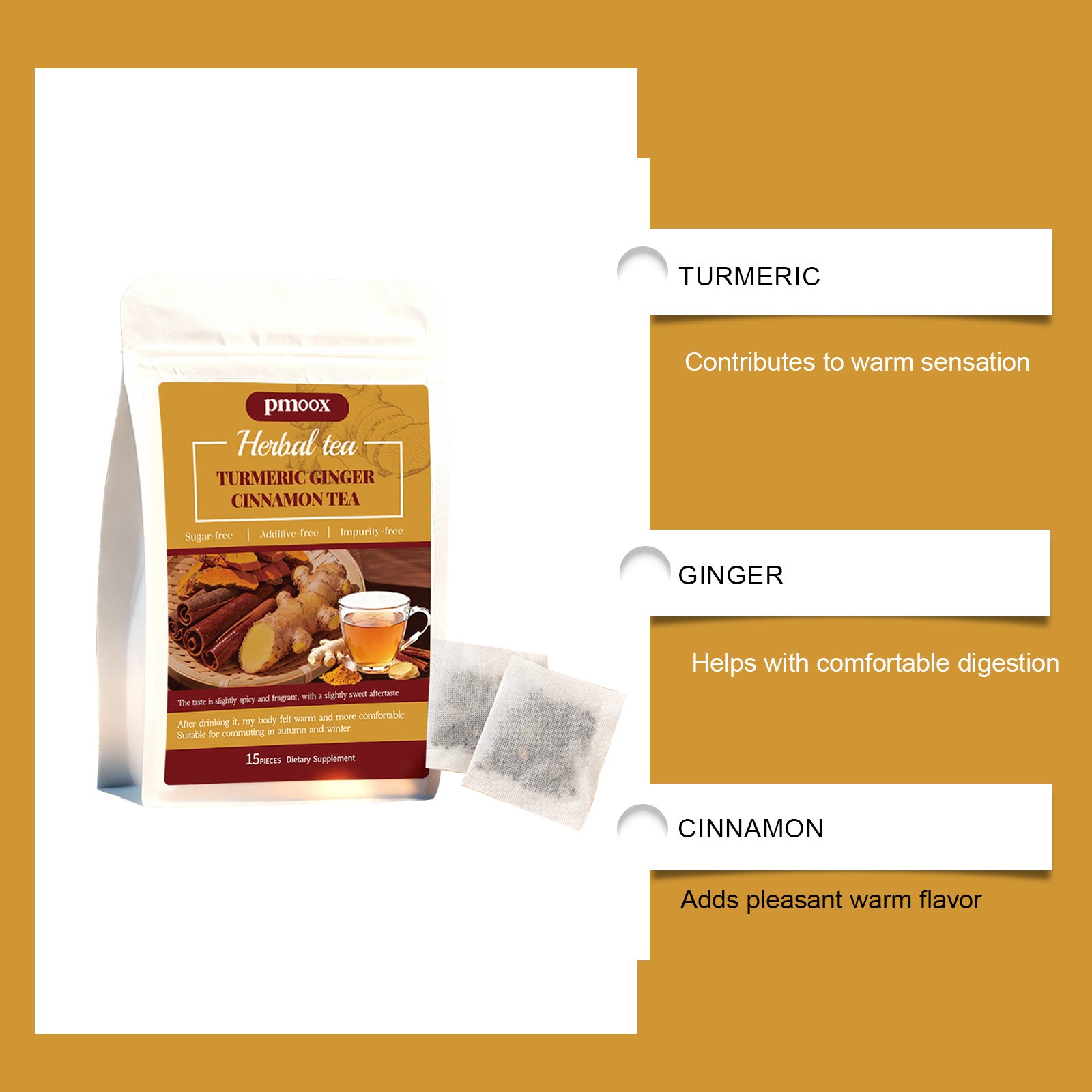 Turmeric Cinnamon Warm Health Tea