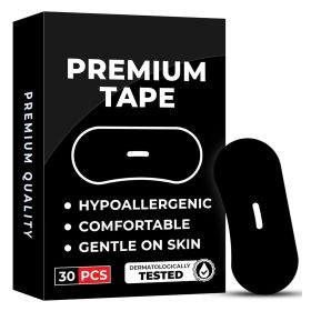 30/60Pcs Anti Snoring Mouth Tape Medical Grade Sleep Strips for Snoring Relief & Breathing Gentle Nasal Tape for Travel Home Use (Color: Type1-Perforated, size: 5Set (150PCS))