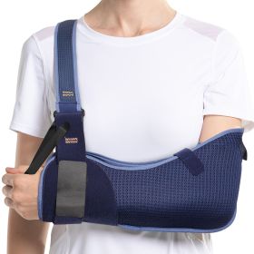 VELPEAU Arm Sling for Elbow Injury, Fracture, Dislocation Medical Shoulder Immobilizer for Sleeping, Universal for Both Arms (Color: Breathable Version, size: X Large)